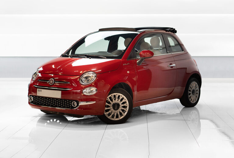 Fiat 500 Convertible Rot