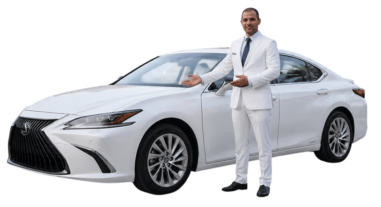 car with driver